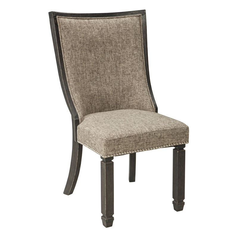Chaise d'appoint Ervand en brun grisâtre