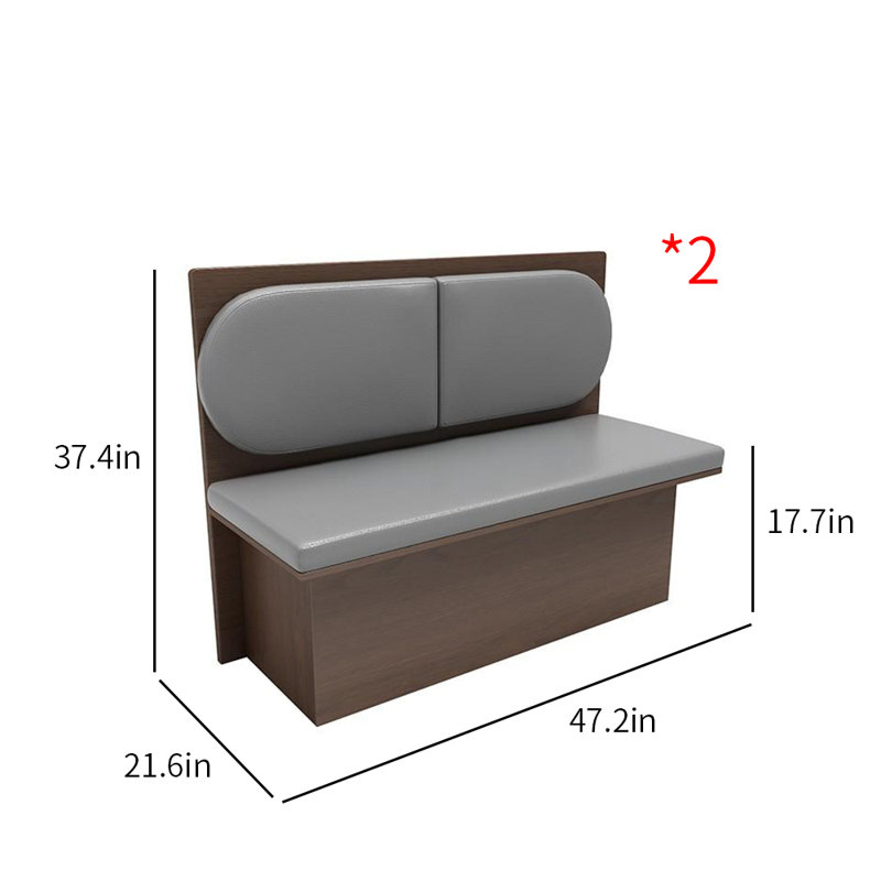 Banquette de restaurant en similicuir
