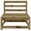 Senaida 140cm Wide Wood Patio Sofa