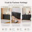 Armoire de rangement moderne à 4 portes avec tablettes réglables 62 po Modern-588777034-587723355