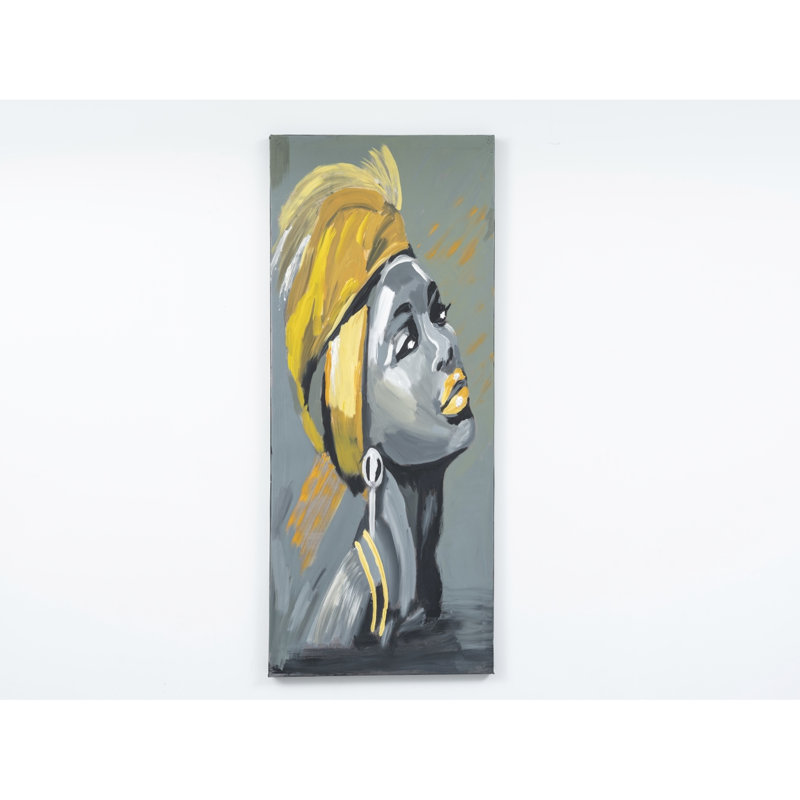 Oversized Grey Canvas Wall Paintings 47'' X 19'' - Hand-Painted Art For Elegant Home Decor Fine Homes