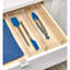 iDesign Clarity Drawer Organizer, Kitchen and Bathroom Organization, Clear, Pack of 2