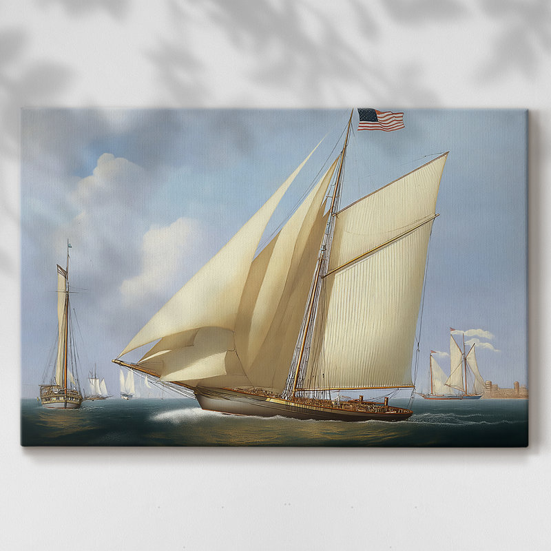 Nautical Series-Cxxxvi -Galerie enveloppée Cavas, 18 x 27