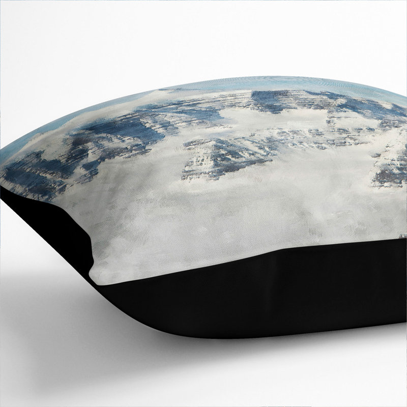 Square Cushion, 55cm H x 55cm W x 20cm D, Black