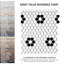 Carreau de mosaïque en porcelaine de 9 po 3/4 po x 11 1/2 po Merola