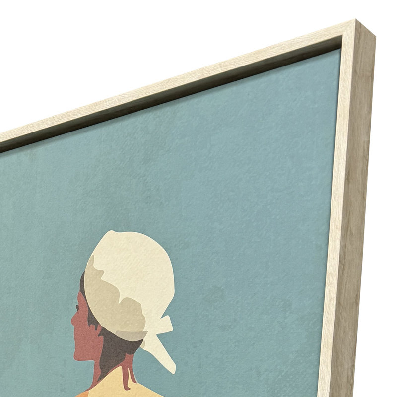 Deux amis à la plage, toile