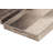  Arabella Leather Gray Wooden Handmade Cowhide Living Room Decor Tray with Slot Handles, Set of 2-1060400890