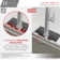 Versa STYLISH 15 inch Workstation Single Bowl Undermount 16G Kitchen Sink with Built in Accessories