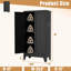 Garde-manger en métal 3 tablettes réglables-129188311
