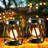 Solar Lanterns Lights Outdoor Waterproof, Upgraded Metal Outdoor Lantern, Brighter Auto On/off 18h Hanging Solar Lights For Outside Garden Yard Patio Porch Decor, Gift For Mom
