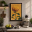 Golden Chrysanthemum Botanical - Wrapped Canvas-2111357458-2111357464