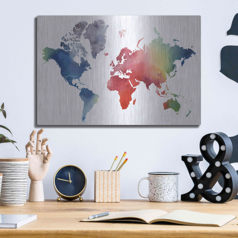 «Rainbow World» par Grace Popp, H 12 po x l 16 po