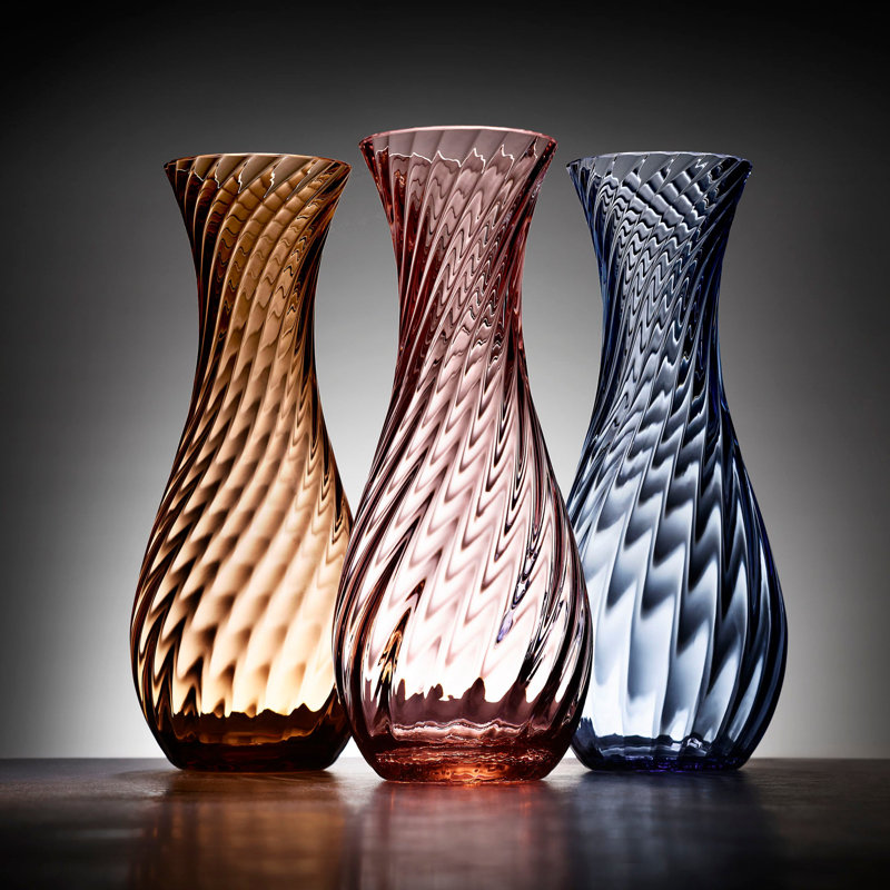 Quinn Crystal Carafe, Rose