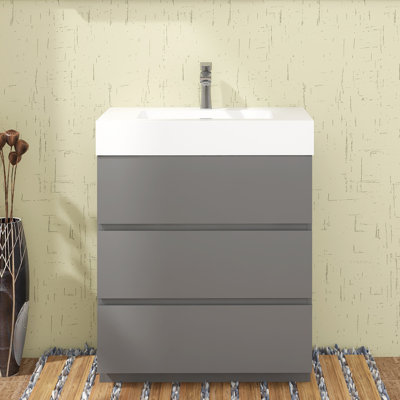 Ensemble de meuble-lavabo simple Guxim