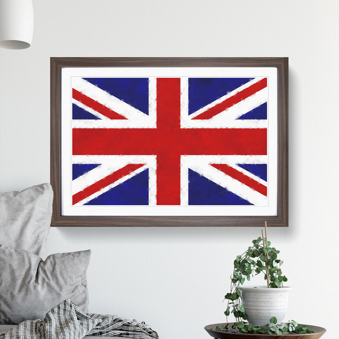 Union Jack British Flag Vol.1 - Framed Print