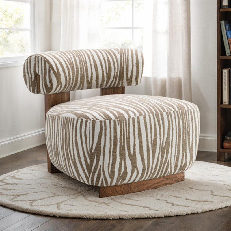 Fauteuil d'appoint Perkins, Beige