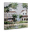 Art mural sur toile, "Coastal bay chalets" par Jane Slivka