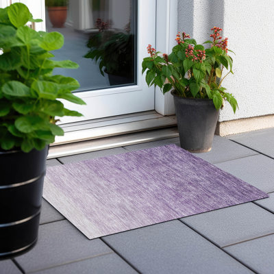 Machine Washable Indoor/Outdoor Chantille ACN928 Green 1'8" x 2'6" Rug