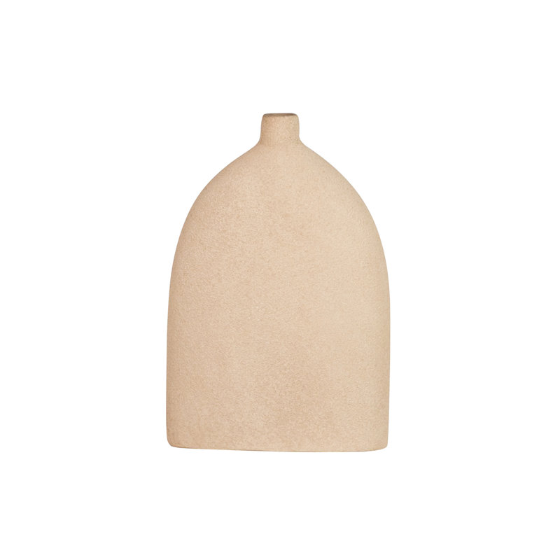 Ceramic / Porcelain Table Vase, 33cm H x 24cm W x 10cm D, Brown