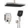 Shower Systems with 14"Rain Shower and High Pressure Handheld Spray, Celling Mount, Rough in-Valve