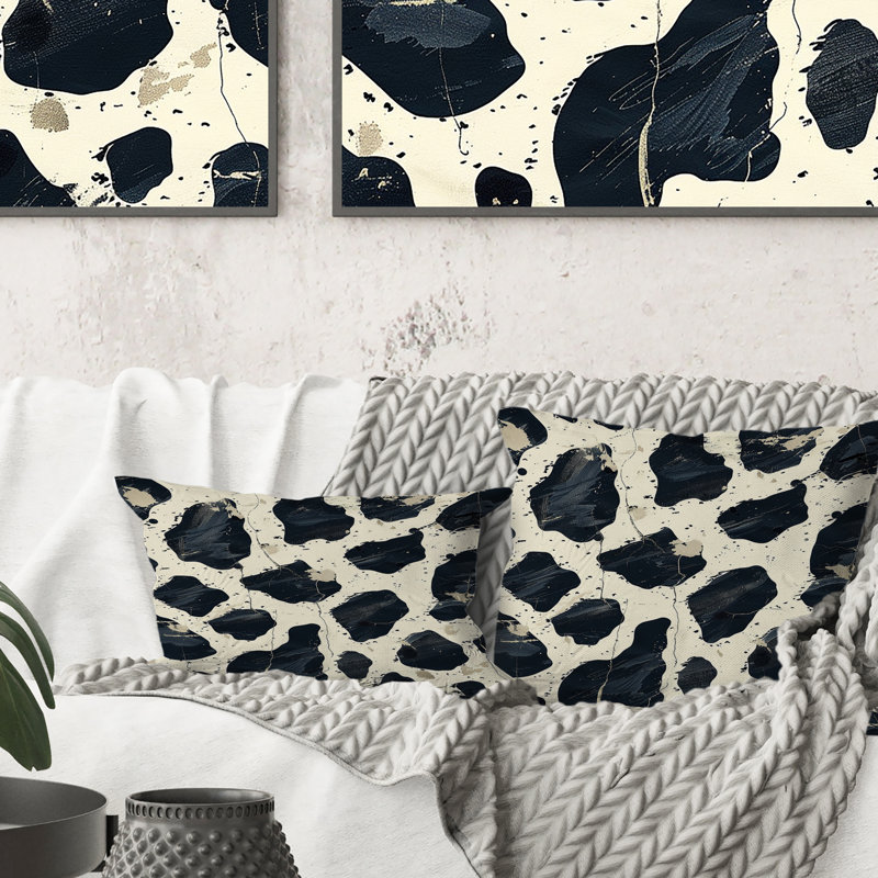 Coussin Glam Exotic Animal Print, H 18 po x H 18 po