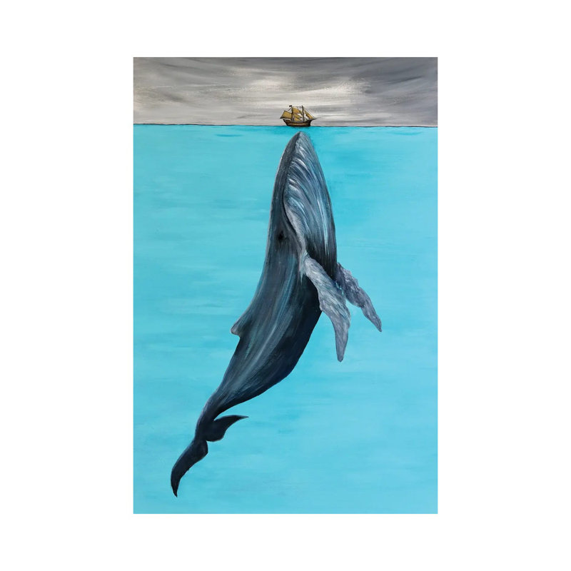 " Our Home " by Koorosh Nejad Painting Print, 12" H x 8" W x 0.75" D