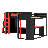 L-Shaped Wooden Gaming Bed Frame With RGB LED Lights-1590309806
