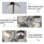 23.6" Modern Silver Bubble Molecular Chandelier