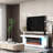 66.5" Fireplace TV Stand for TVs up to 70" with 12-color LED Lighting and Storage