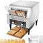Grille-pain à convoyeur professionnel, 300 tranches/heure, four grille-pain professionnel robuste en acier inoxydable, grille-pain électrique professionnel pour petits pains, bagels et pains.