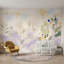 Murale vert en sourdine, aquarelle et fleurs sauvages-1536242223-1536242218