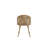 Wicker brown dining chairs,4pc