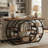 47 Inches 5-Tier Industrail Console Table, Farmhouse Entryway Table with Storage-540804886
