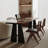 Dark walnut Rectangular Solid Wood desks-465240587
