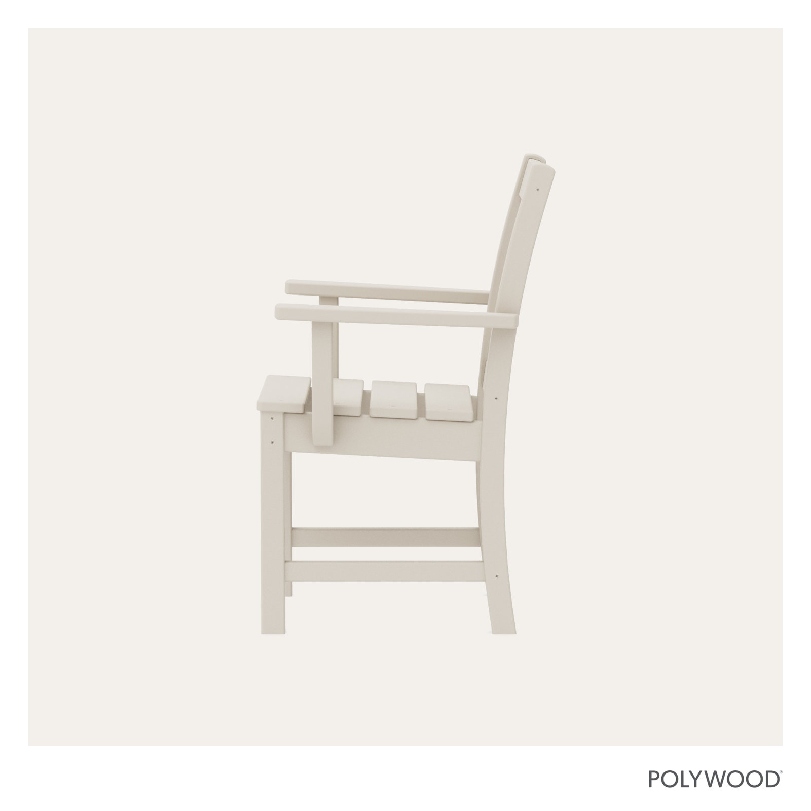 POLYWOOD® Oxford Patio Armchair, Sand