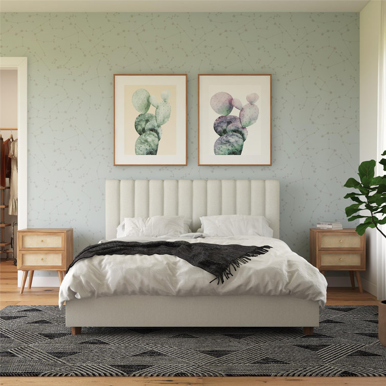 Brittany Tufted Upholstered Platform Bed