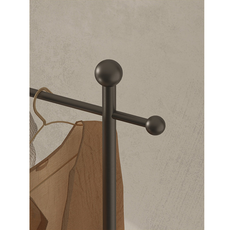 Elegant Coat Rack with Grey Titanium Steel