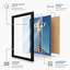 Giraffe Head Modern 1 Piece Single Picture Frame Wall Art-136691839-136691840