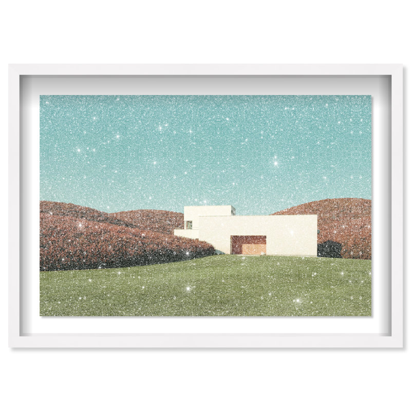 Surreal Architecture Print by Oliver Gal, 37.5"H x 25.5"W, White Shadowbox