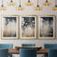 FLORAL Series CDXVI - Impression encadrée sur mesure de qualité supérieure - 3 pièces-298494143-298494140