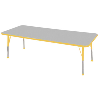 Laminate Adjustable Rectangle Activity Table
