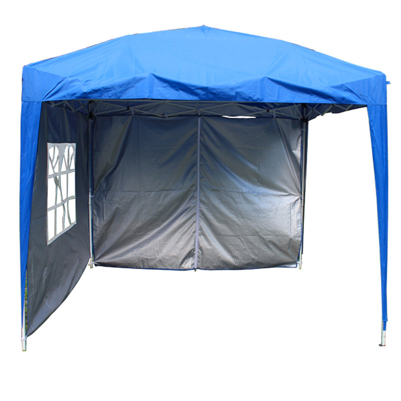 Iserman 2m x 2m Metal Pop-Up Gazebo, Blue