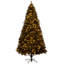 Arbre de Noël artificiel 7,5 pi avec feuillage réaliste pré-éclairé 7,5 pi