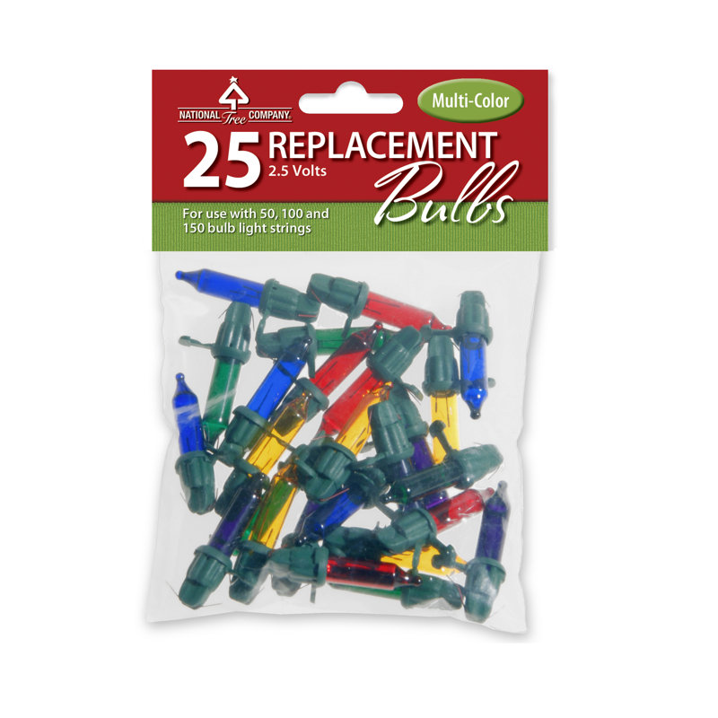 Ampoules de remplacement National Tree Company, Multicolore