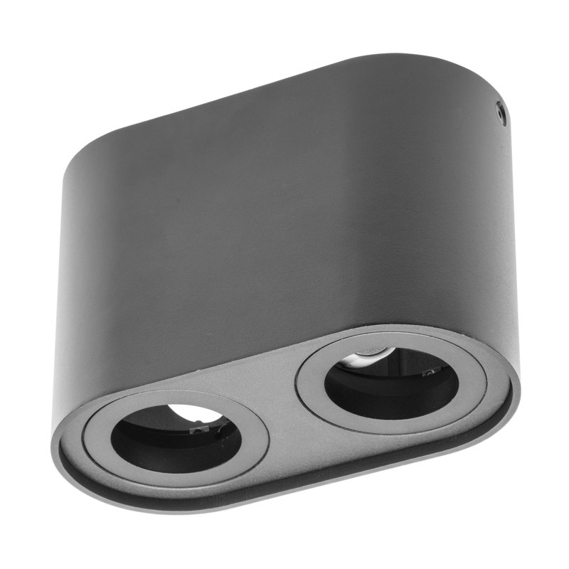 Cashwell Flush Mount, Black