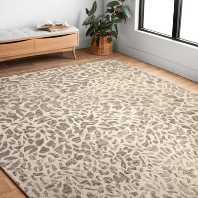 Masai Wool Animal Print Indoor Rug