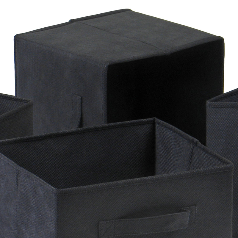 Cube de rangement Eleia, Noir