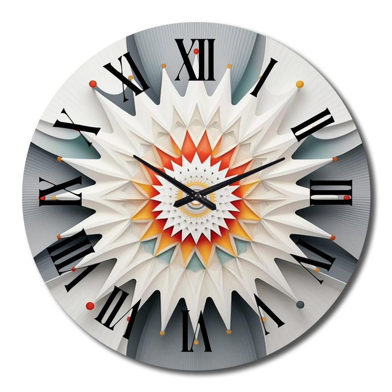 Horloge murale en métal, Grand