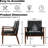 Jillann Faux Leather Armchair-90844036