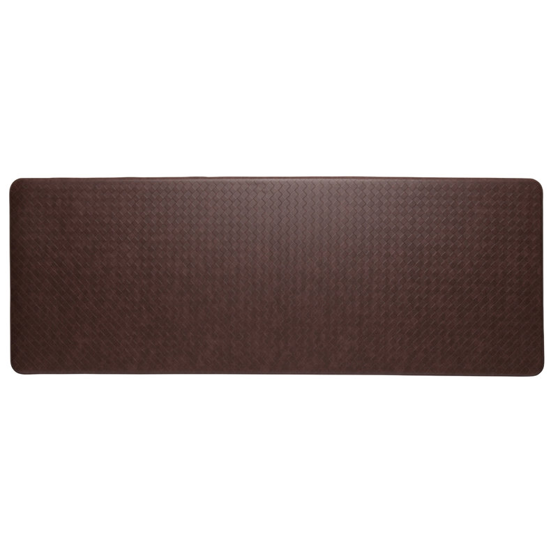 Tapis anti-fatigue aidia, Tapis de couloir 2 pi 2 po x 6 pi, Brun